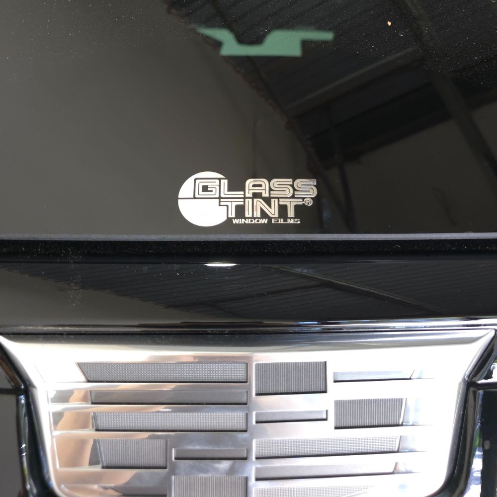 GLASSTINT Silver Metal sticker