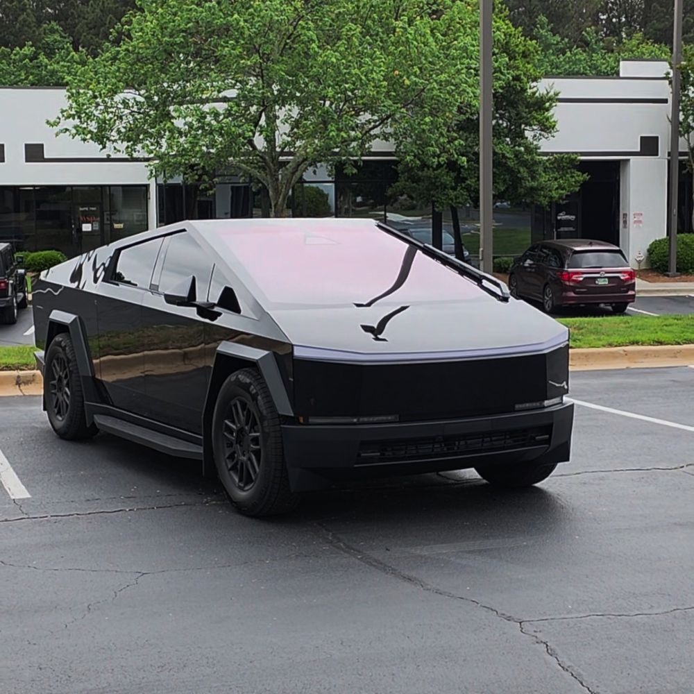 Cybertruck Color PPF clean edge finish by Centum Glasstint