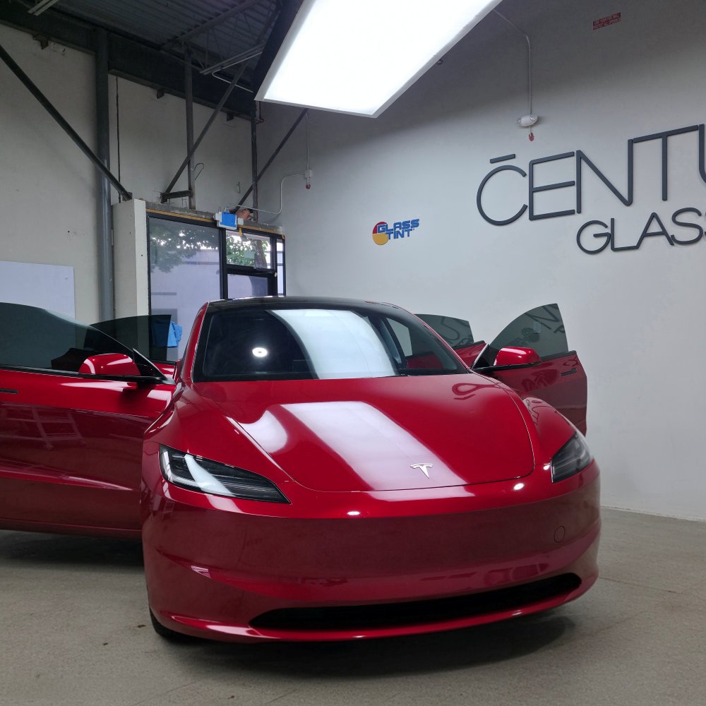 Tesla Model 3 Highland with GLASSTINT Santana Nano-Ceramic Tint