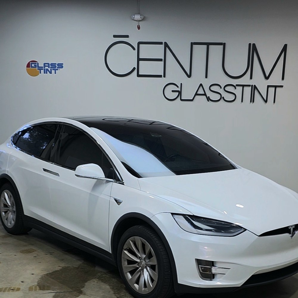 Tesla Model X windshield tint