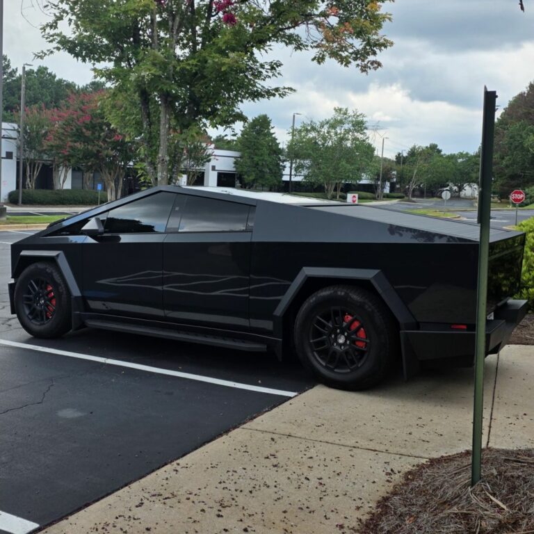 Read more about the article Porsche Volcano Grey Metallic Cybertruck Color PPF | Centum Glasstint Duluth, GA